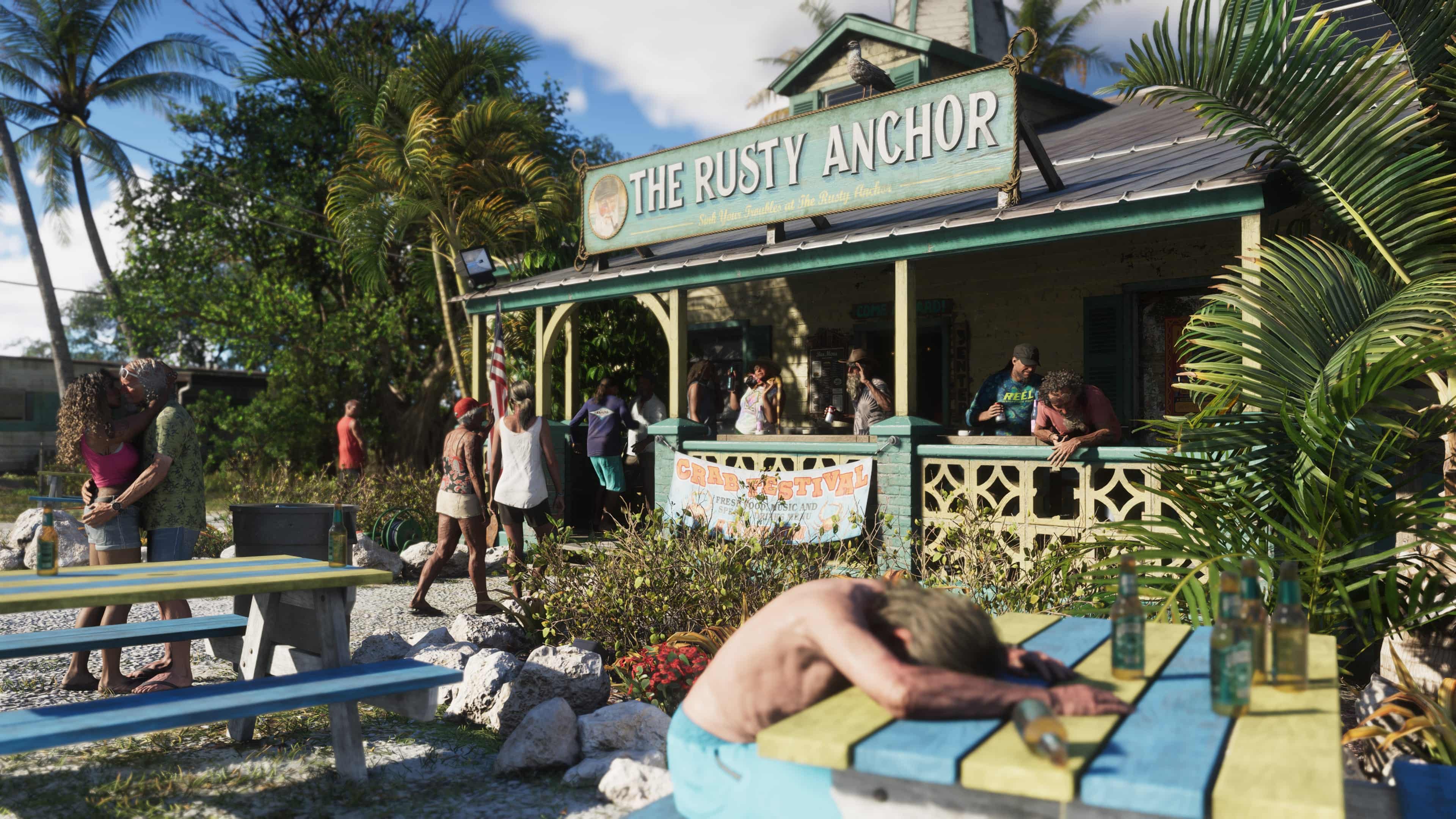 The Rusty Anchor beach bar in the Keys — Leonida Keys, GTA 6 Tropical archipelago