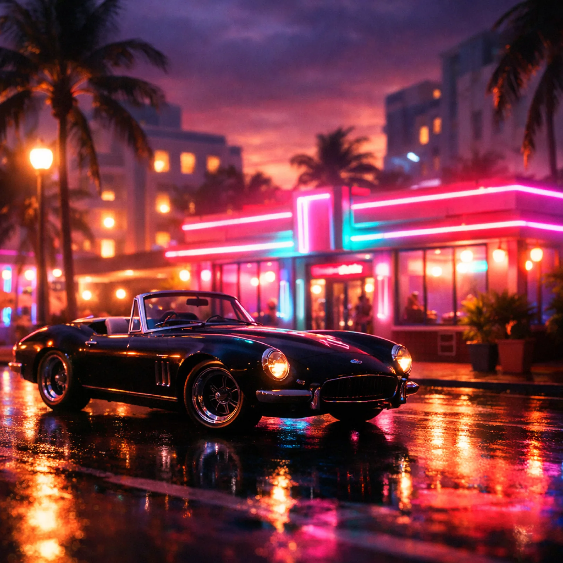 GTA 6 pre-order promotional neon artwork